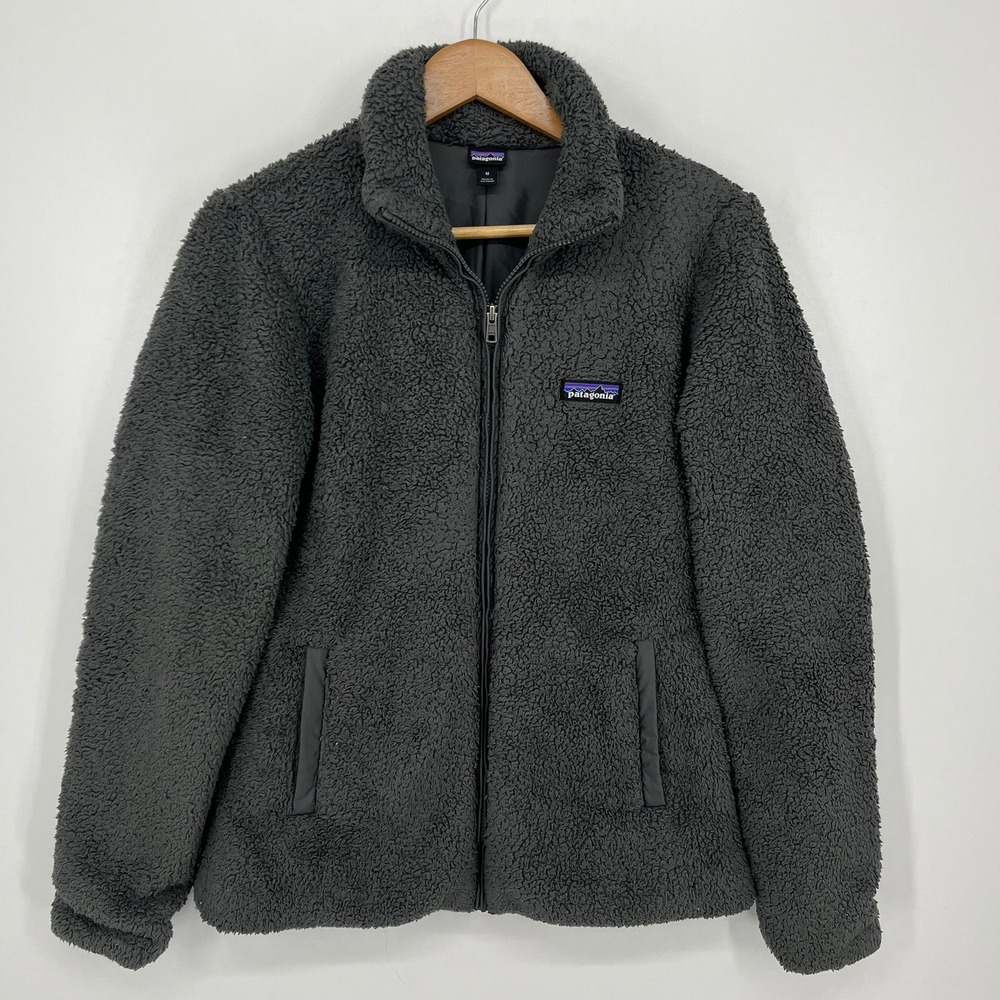 Patagonia Los Gatos Full Zip Fleece Jacket Forge Grey STY25211 Womens Medium